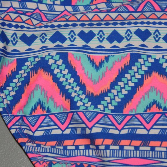 Multi Color 2 Pcs SO Bikini Swimsuit Size 16 - Picture 9 of 11